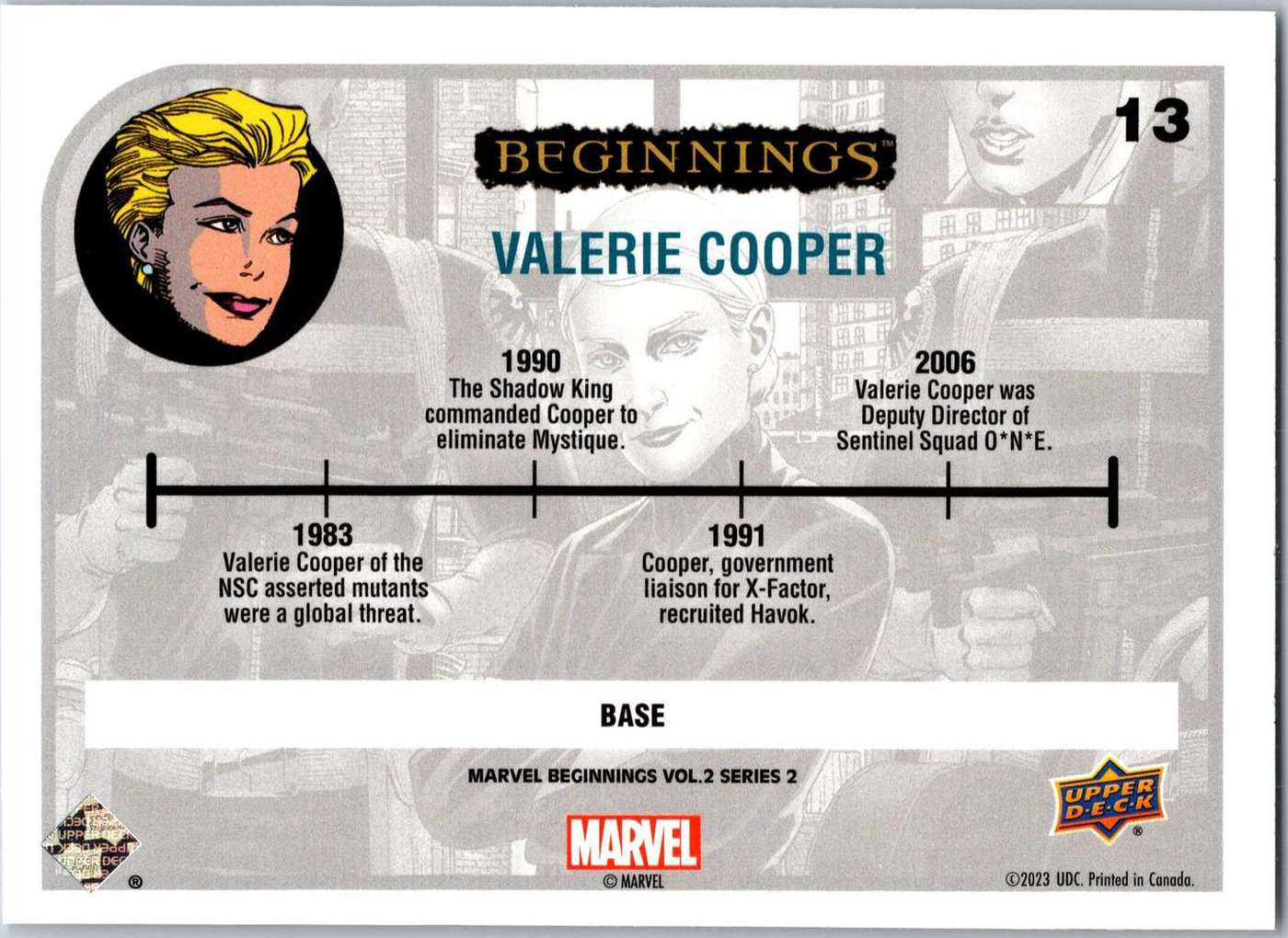 Valerie Cooper back artwork