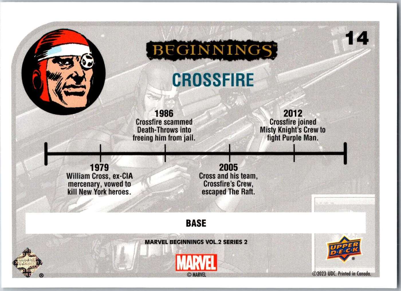 Crossfire back artwork