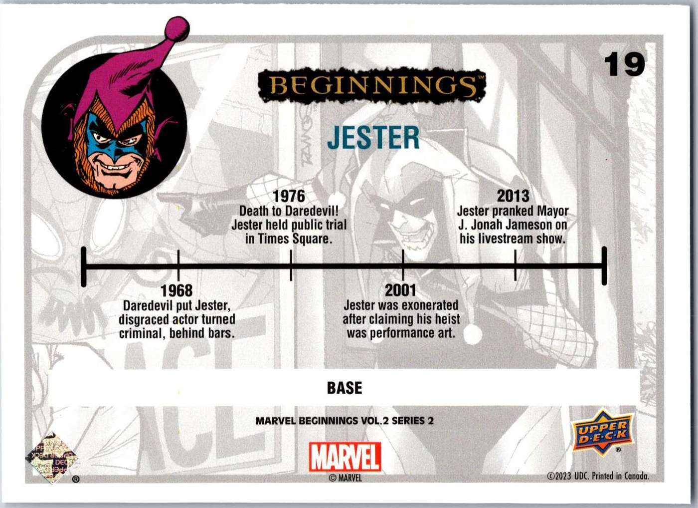 Jester back artwork