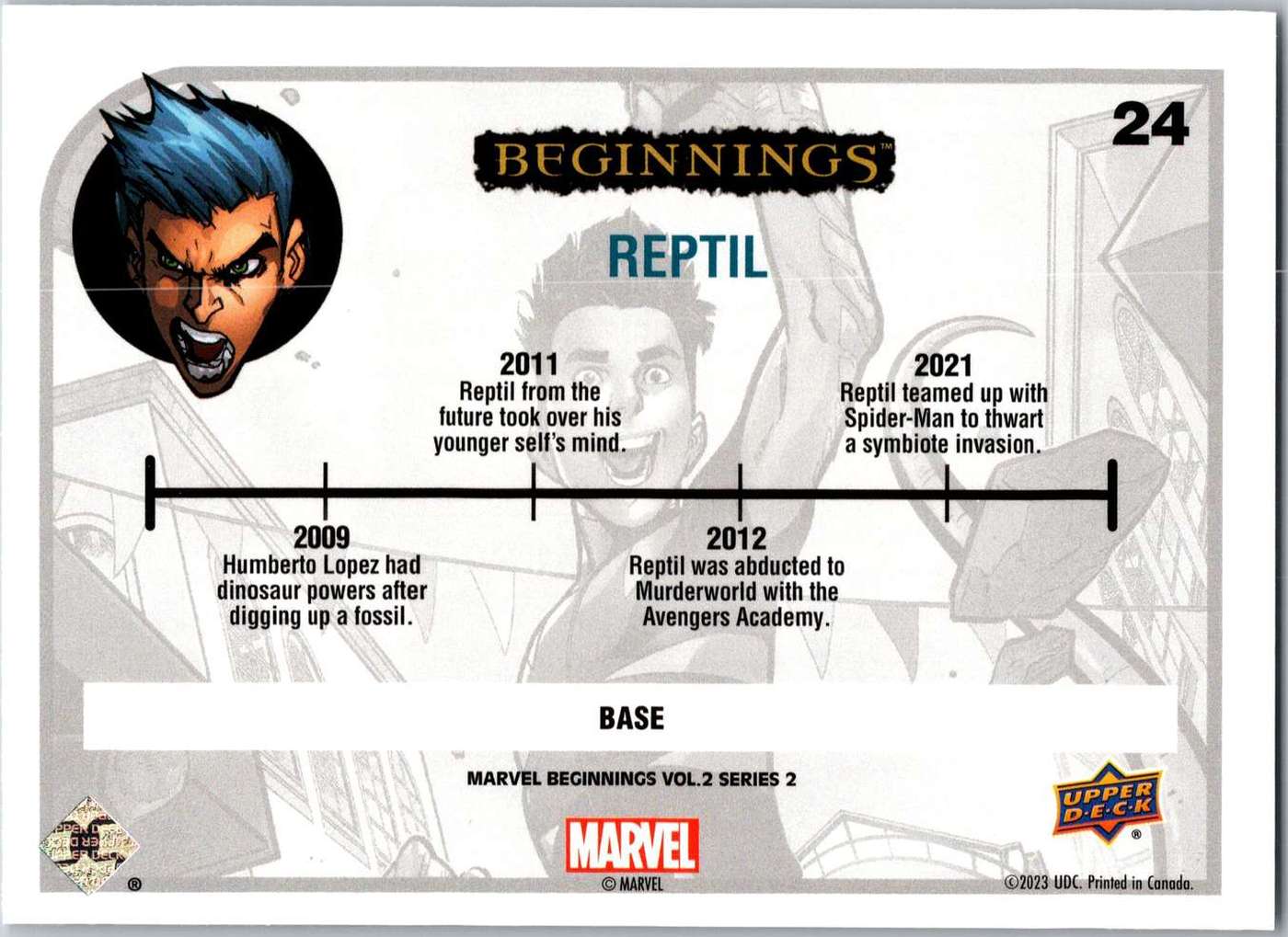Reptil back artwork
