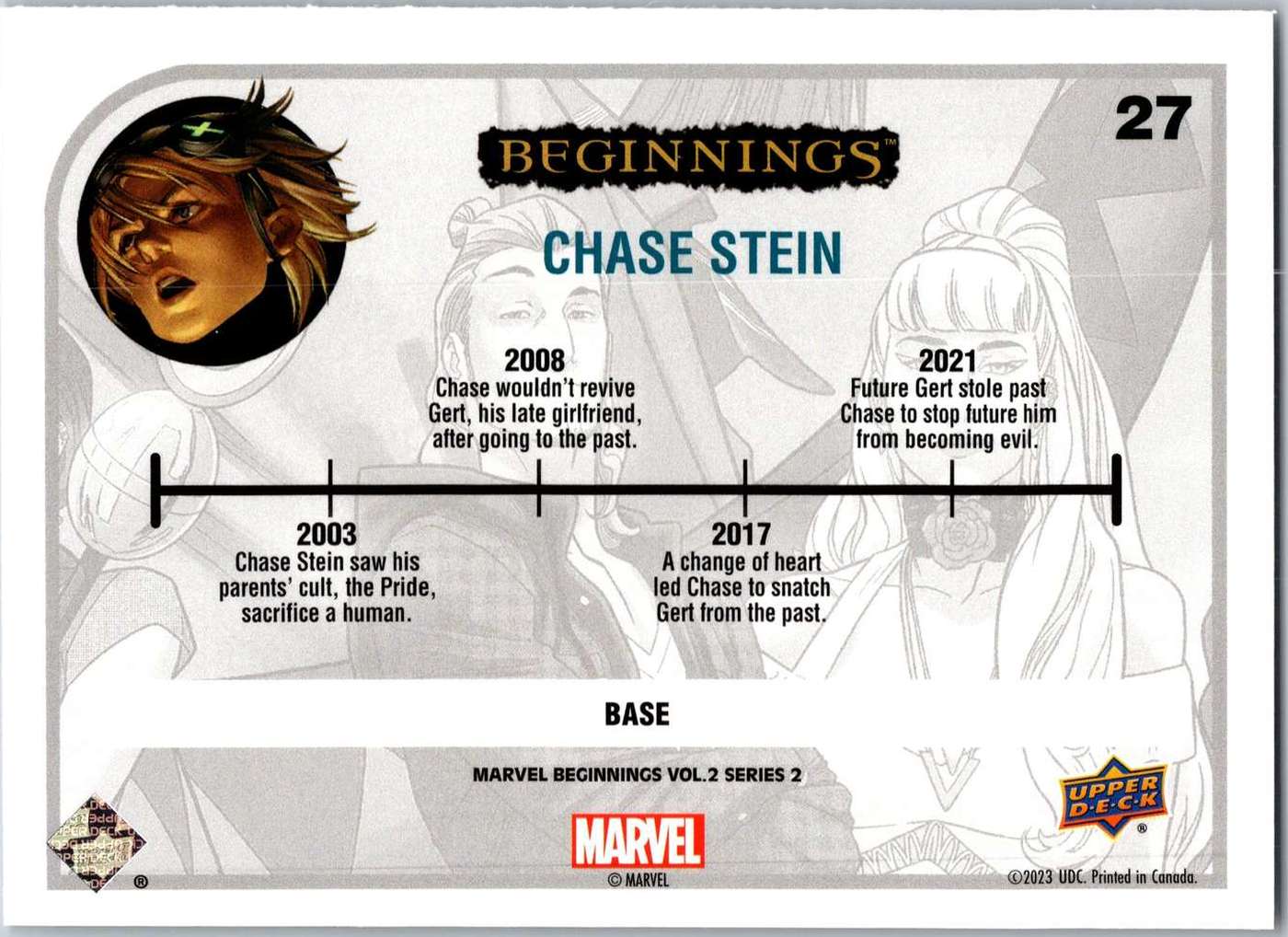 Chase Stein back artwork