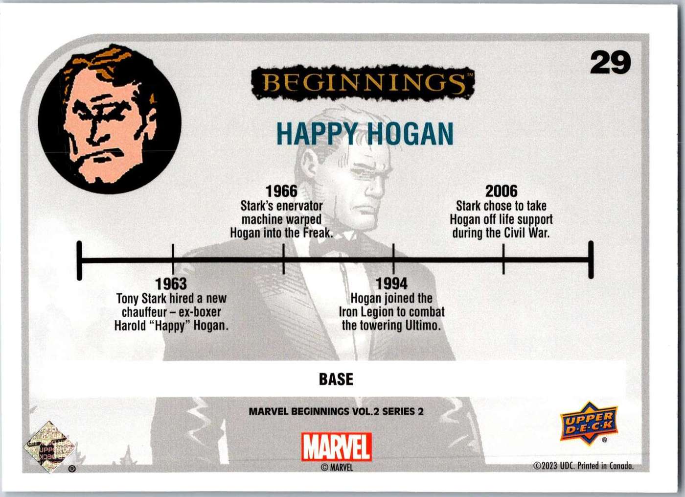 Happy Hogan back artwork