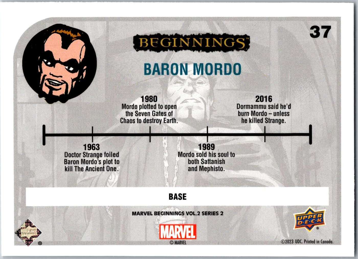 Baron Mordo back card image