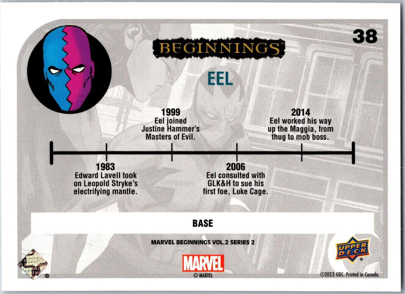 Eel back card image