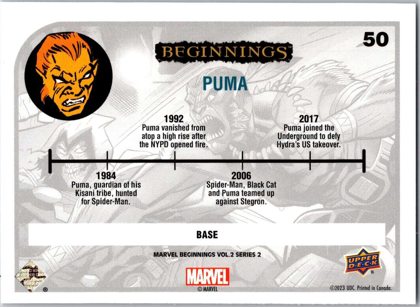 Puma back card image