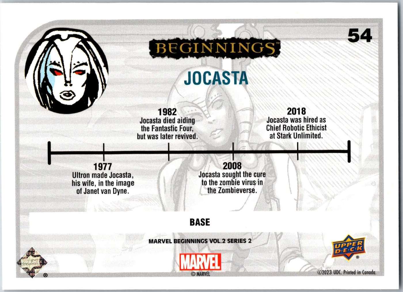 Jocasta back card image