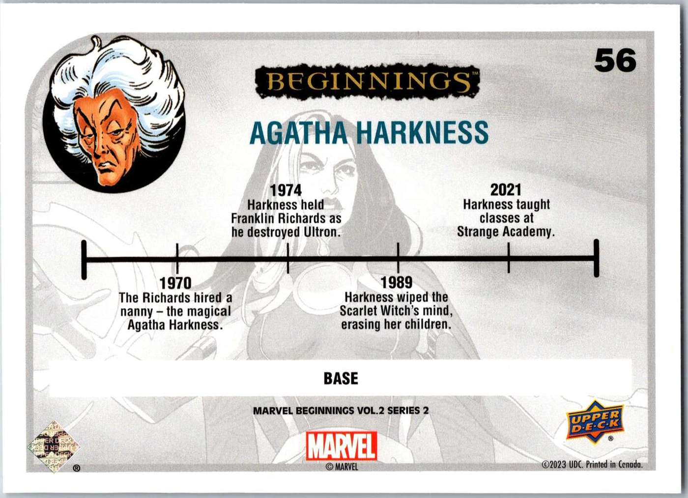 Agatha Harkness back card image