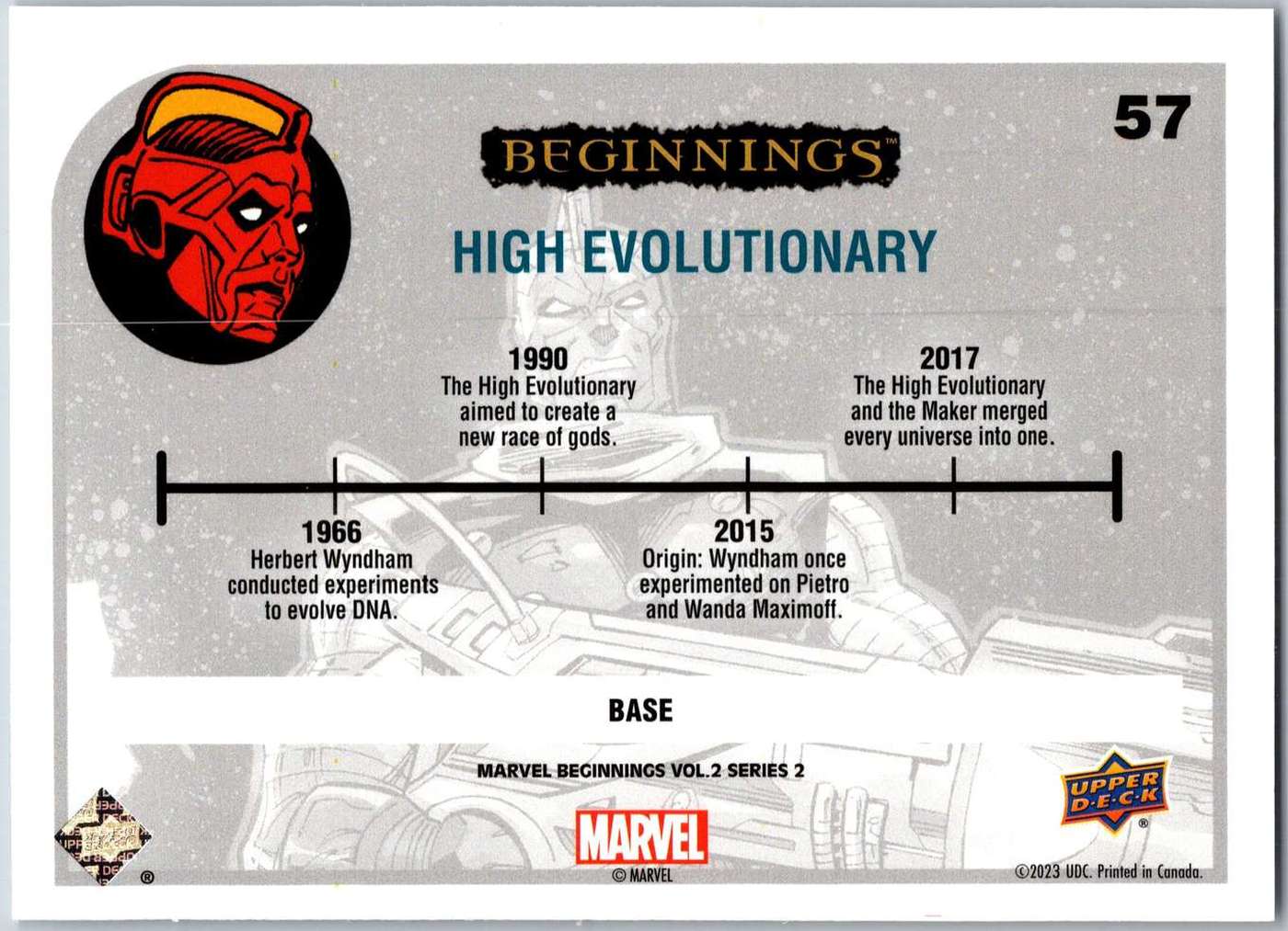 High Evolutionary back card image