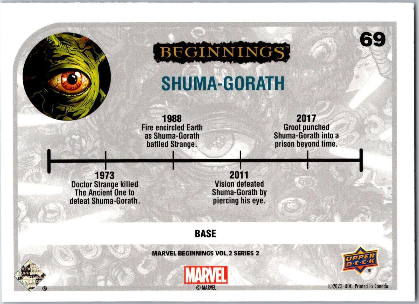 Shuma-Gorath back card image