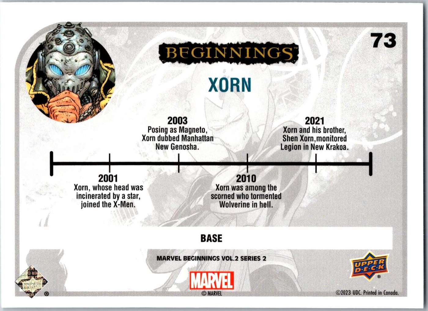 Xorn back card image