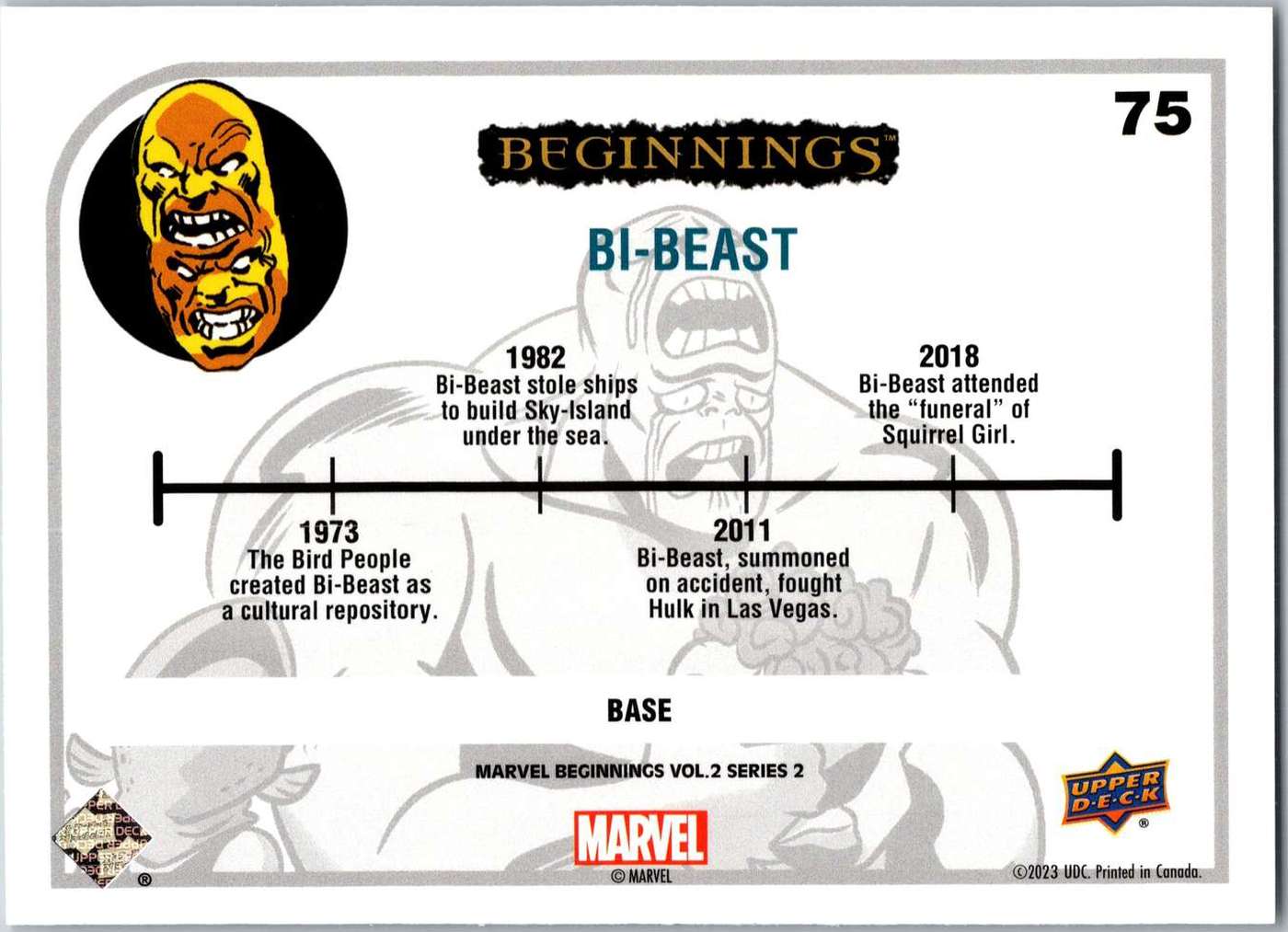 Bi-Beast back card image