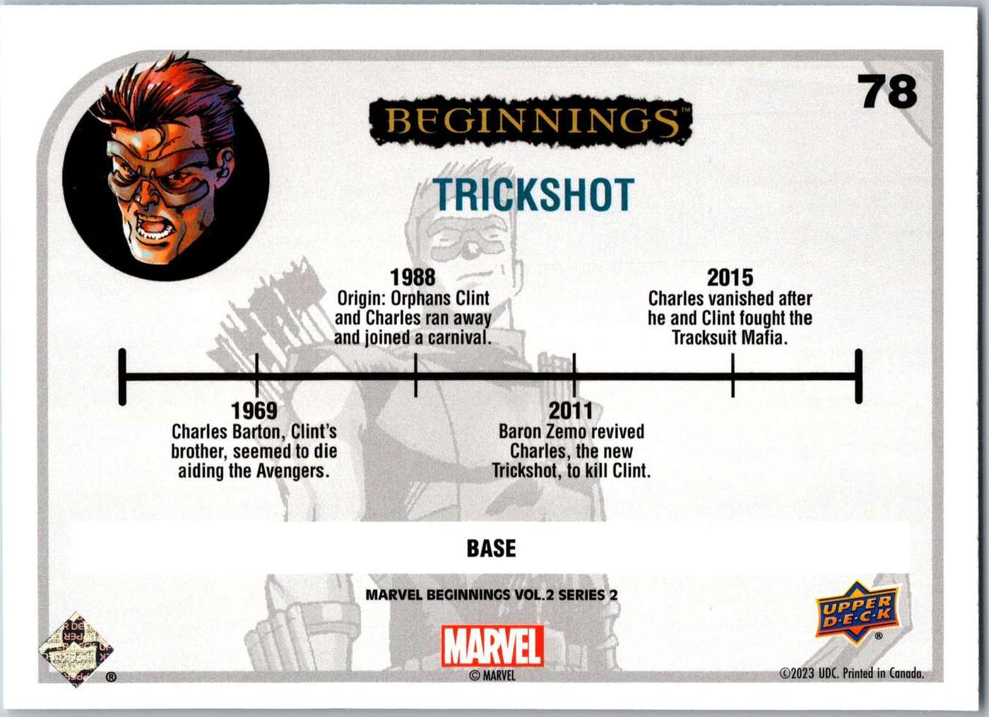 Trickshot back card image