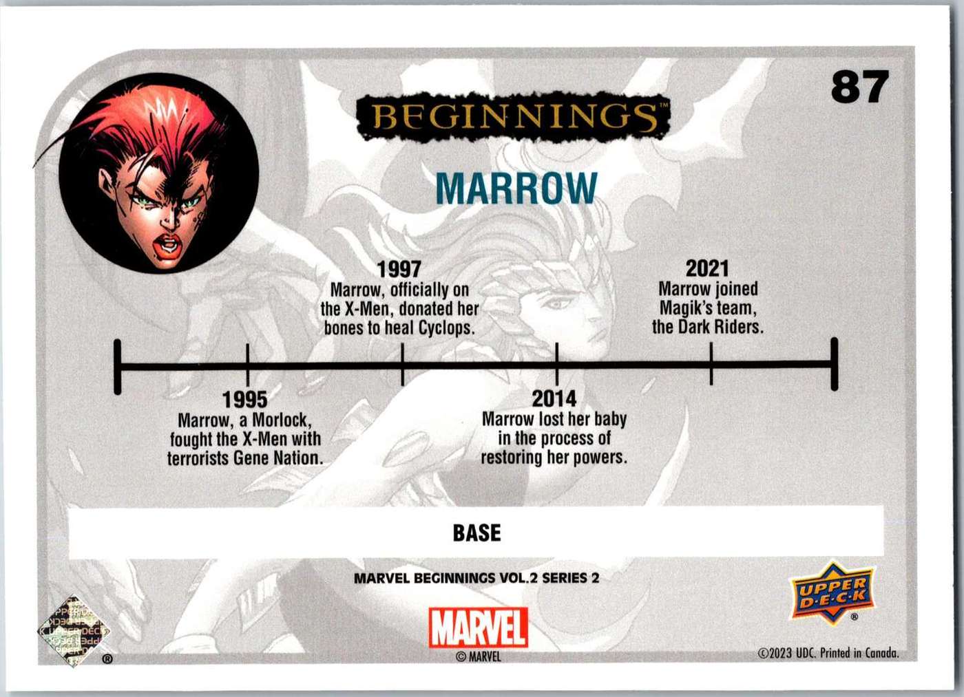 Marrow back card image