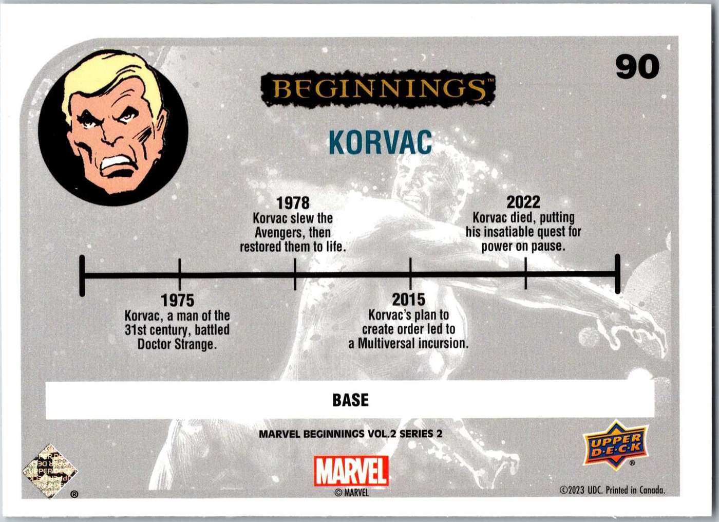 Korvac back card image