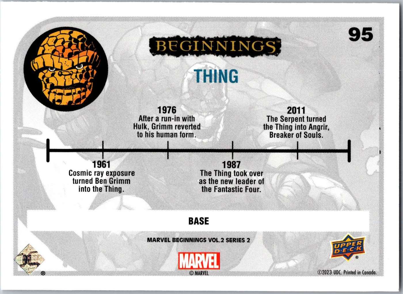 Thing back card image