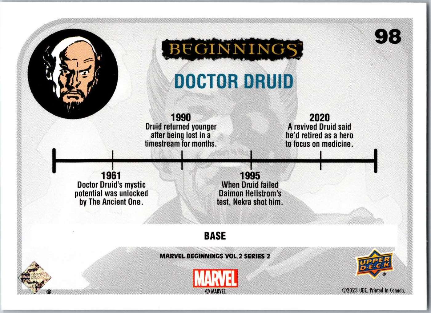 Doctor Druid back card image