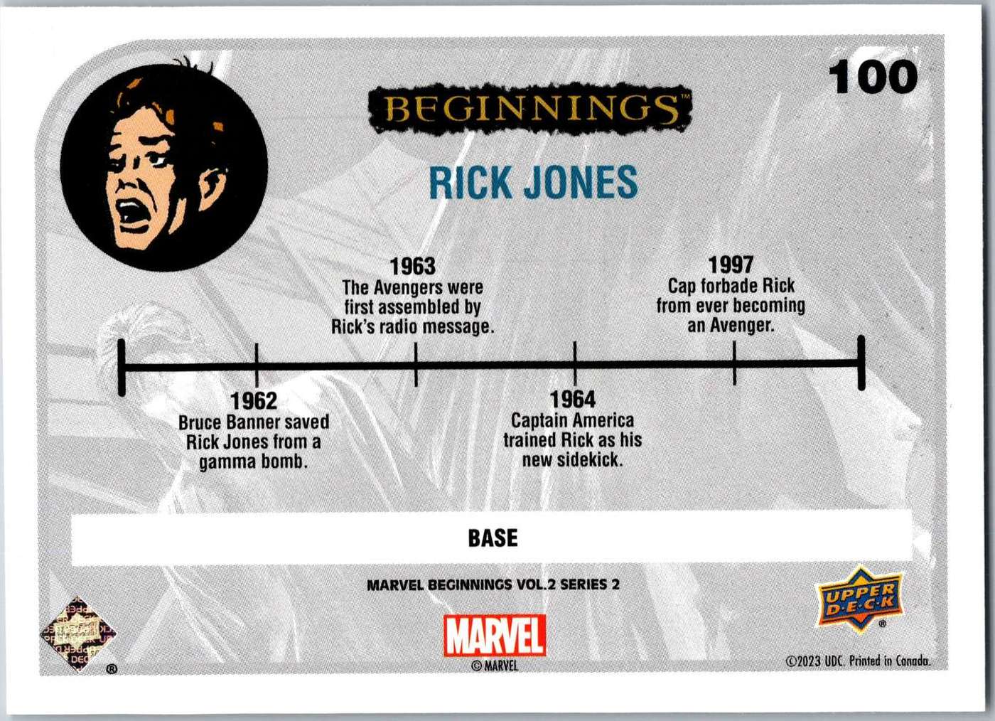 Rick Jones back card image