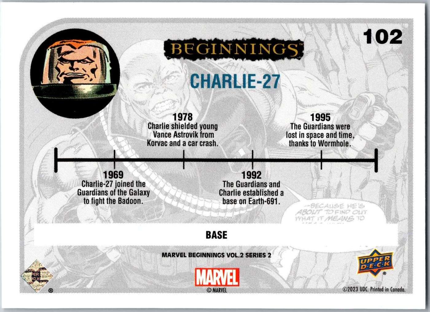 Charlie-27 back card image