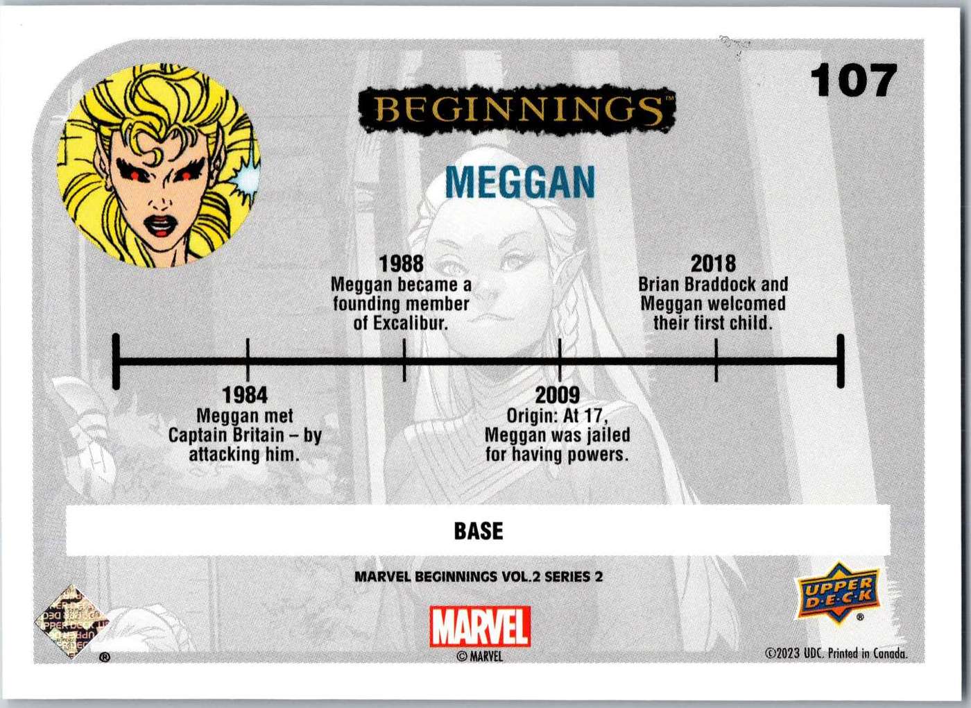 Meggan back card image