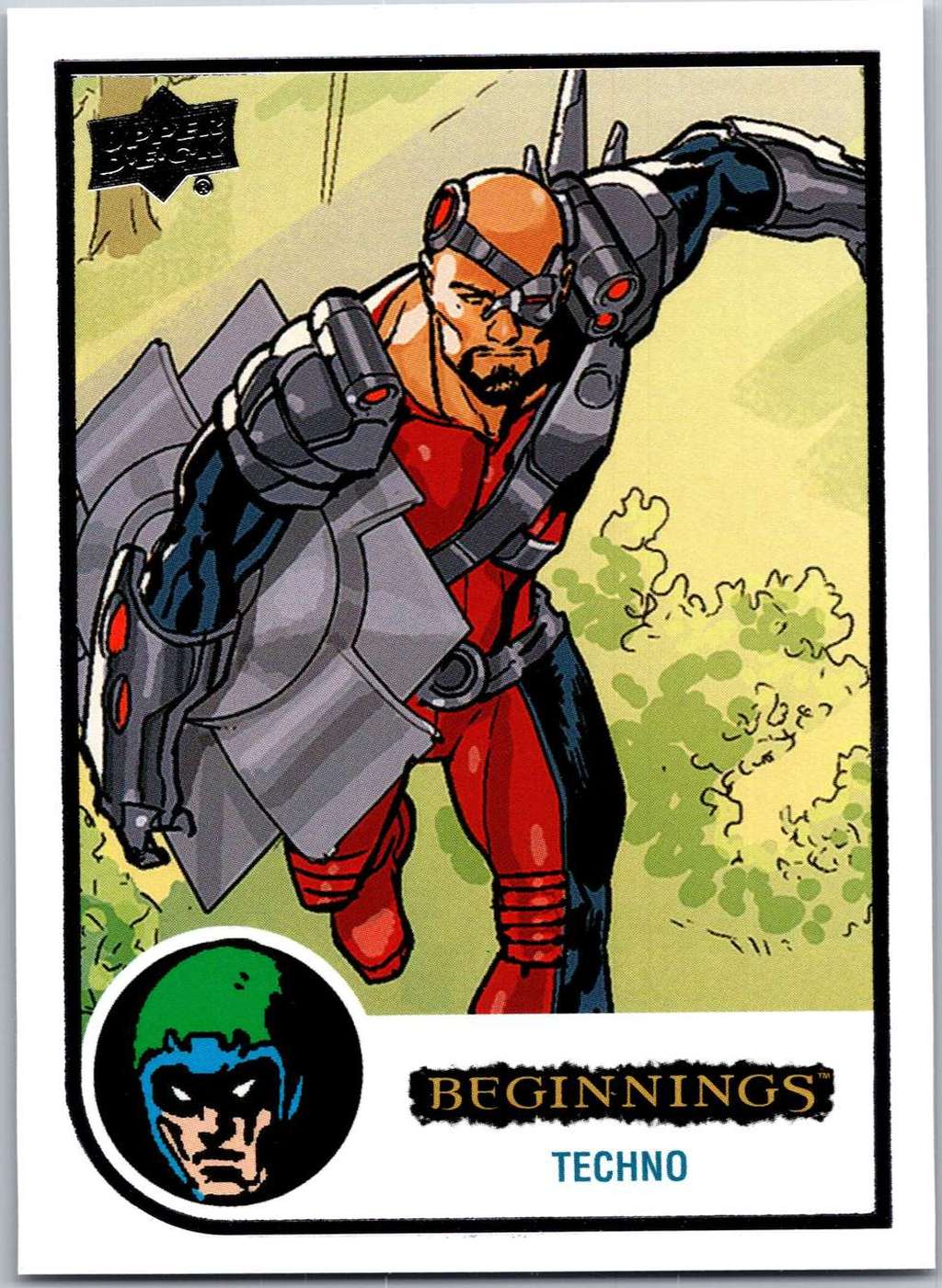Techno front card image