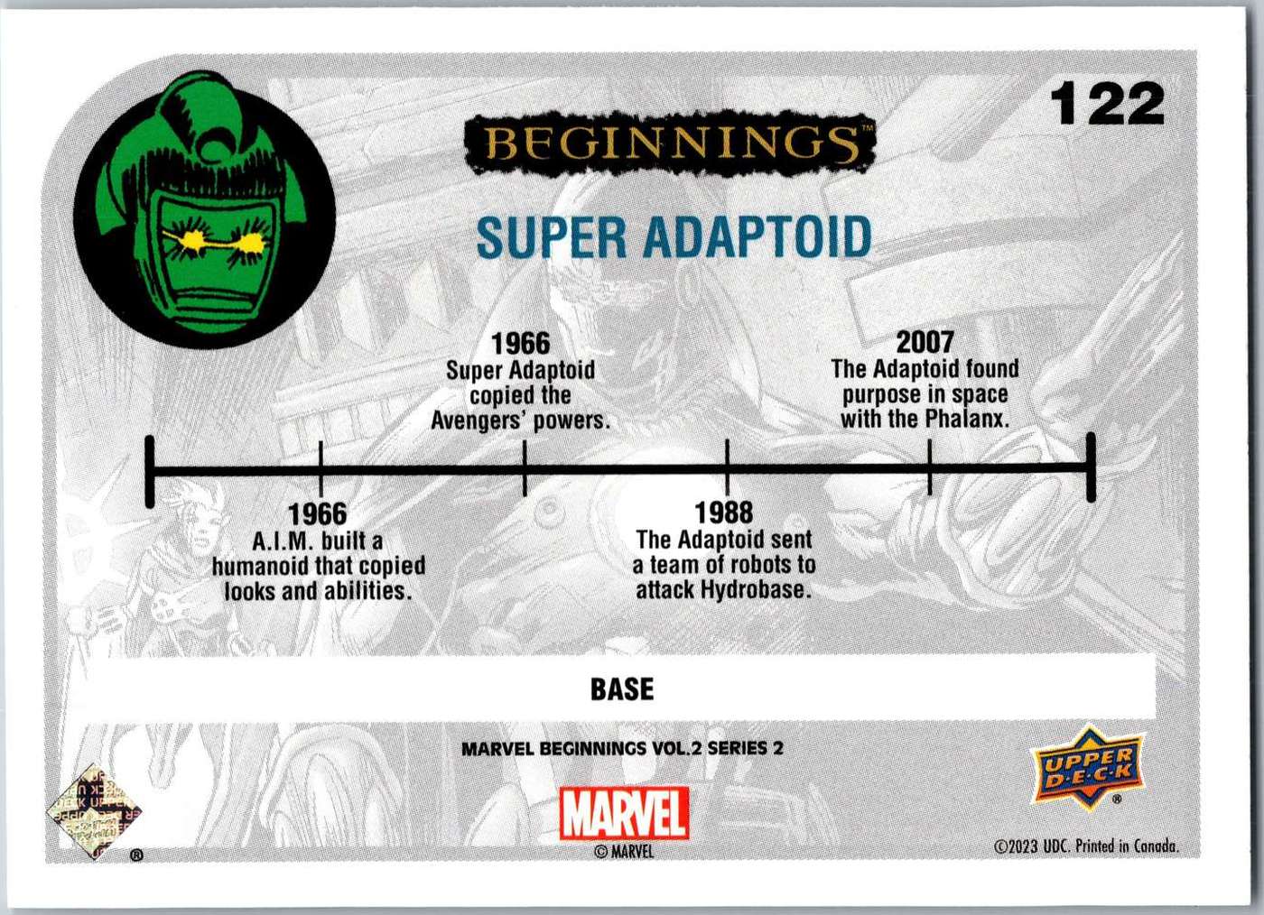 Super Adaptoid back card image