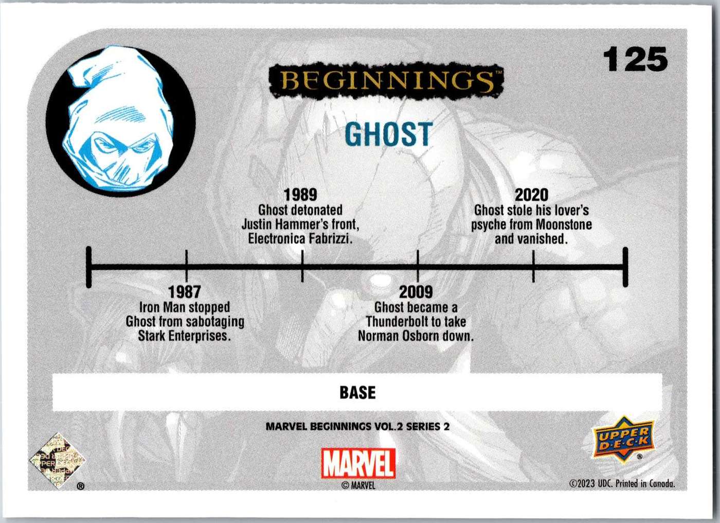 Ghost back card image
