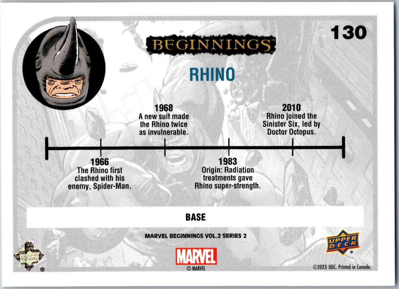 Rhino back card image