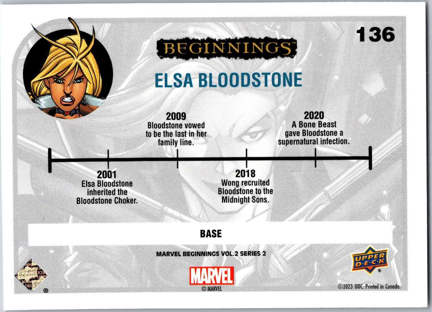 Elsa Bloodstone back card image