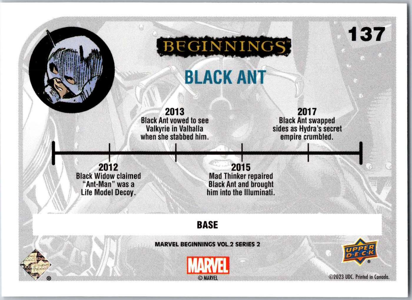 Black Ant back card image