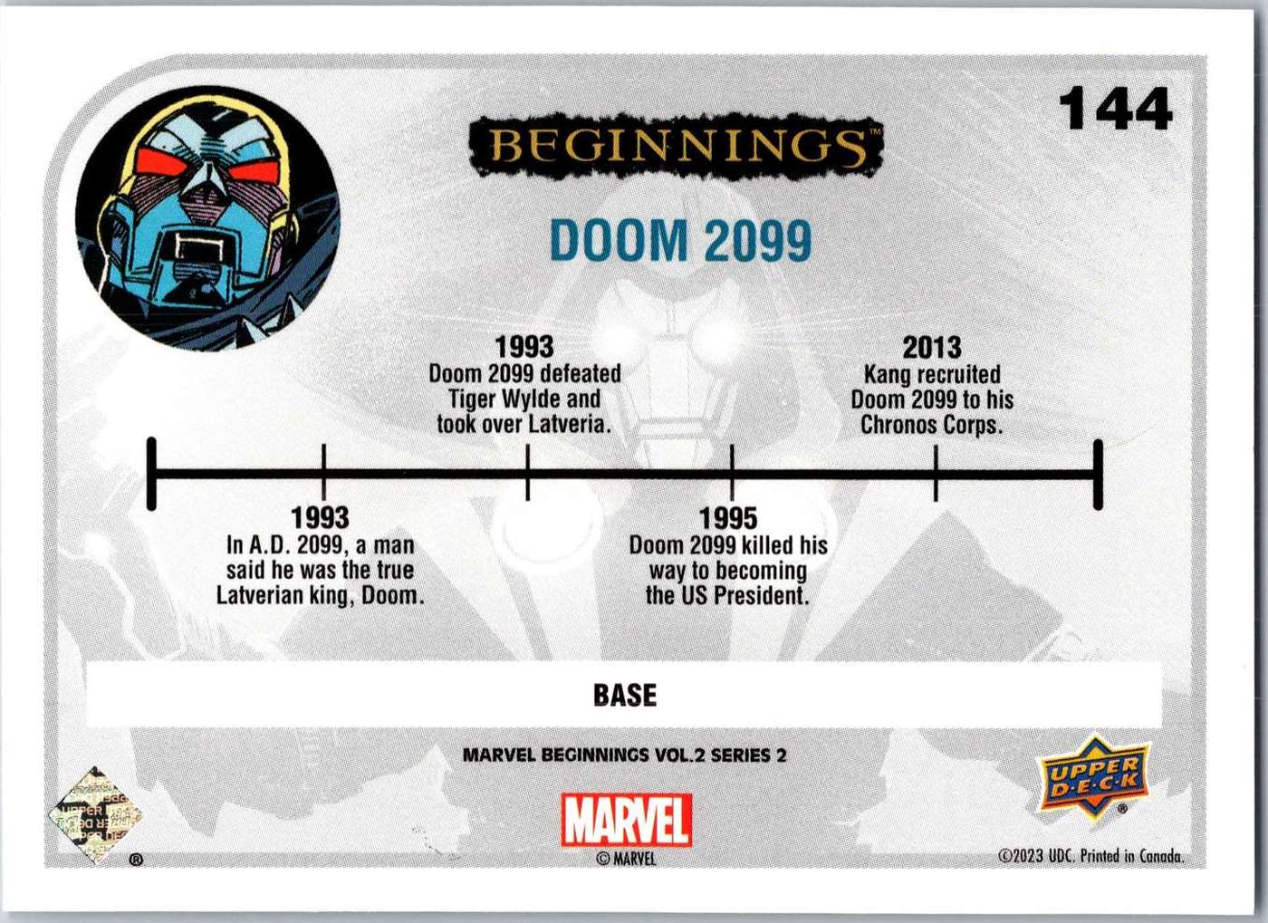 Doom 2099 back card image