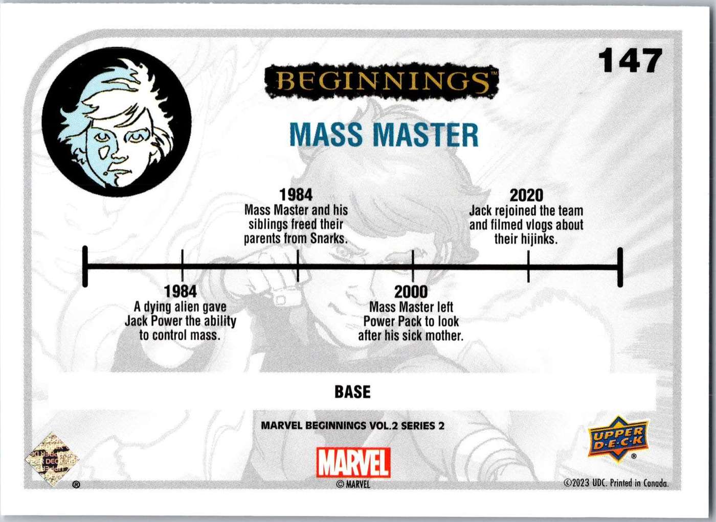 Mass Master back card image