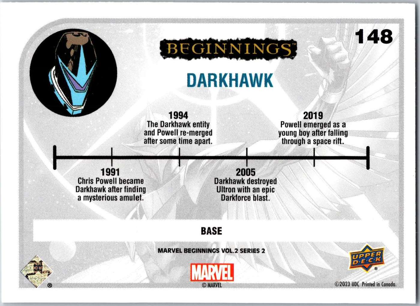 Darkhawk back card image