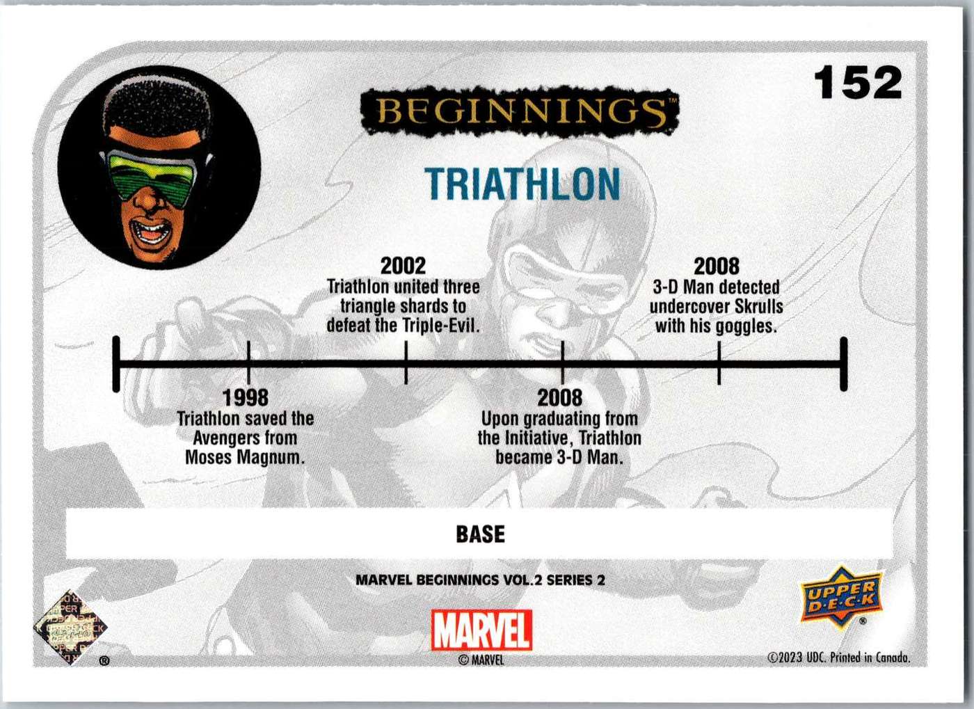 Triathlon back card image