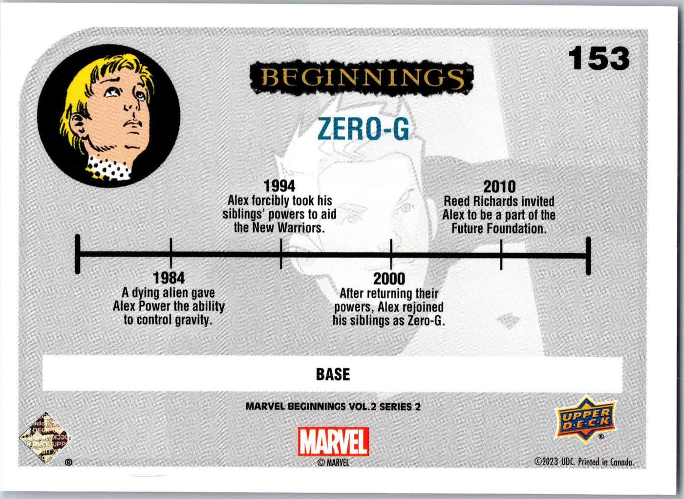 Zero-G back card image