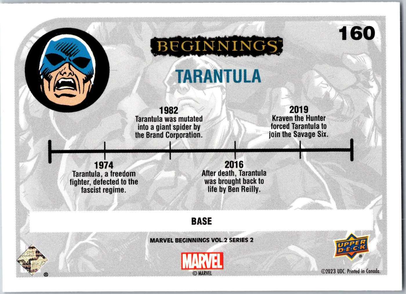 Tarantula back card image
