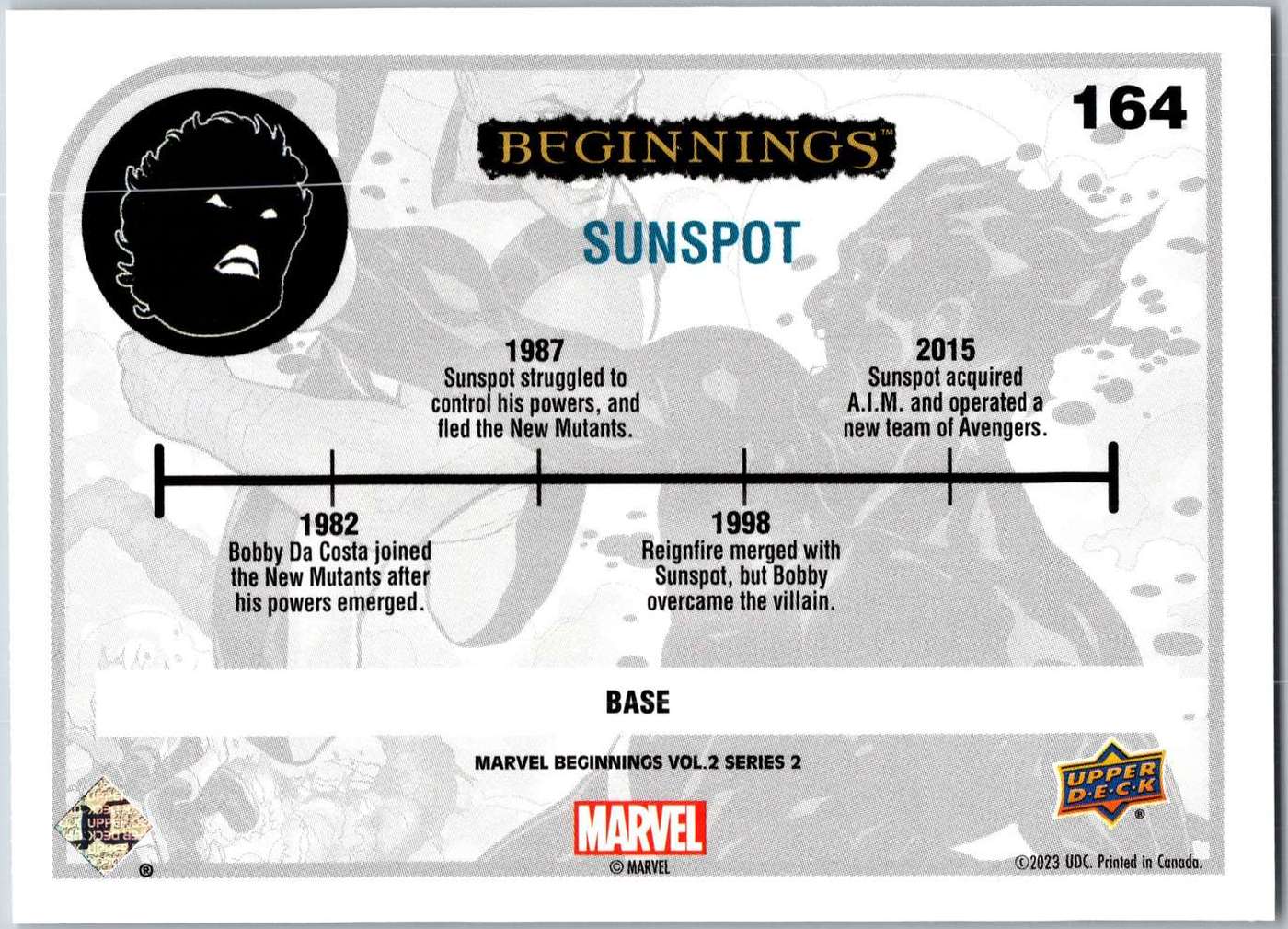 Sunspot back card image
