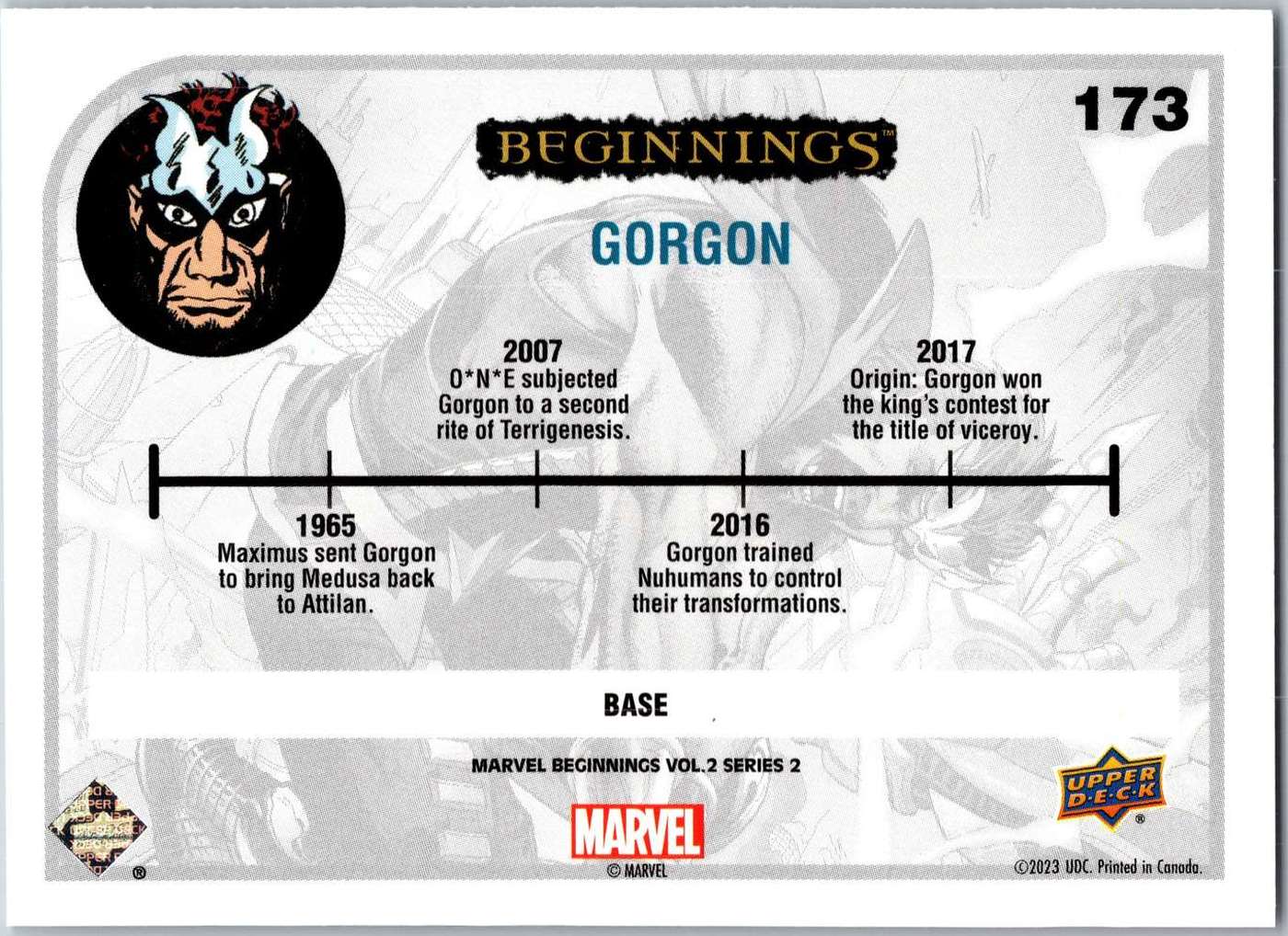 Gorgon back card image