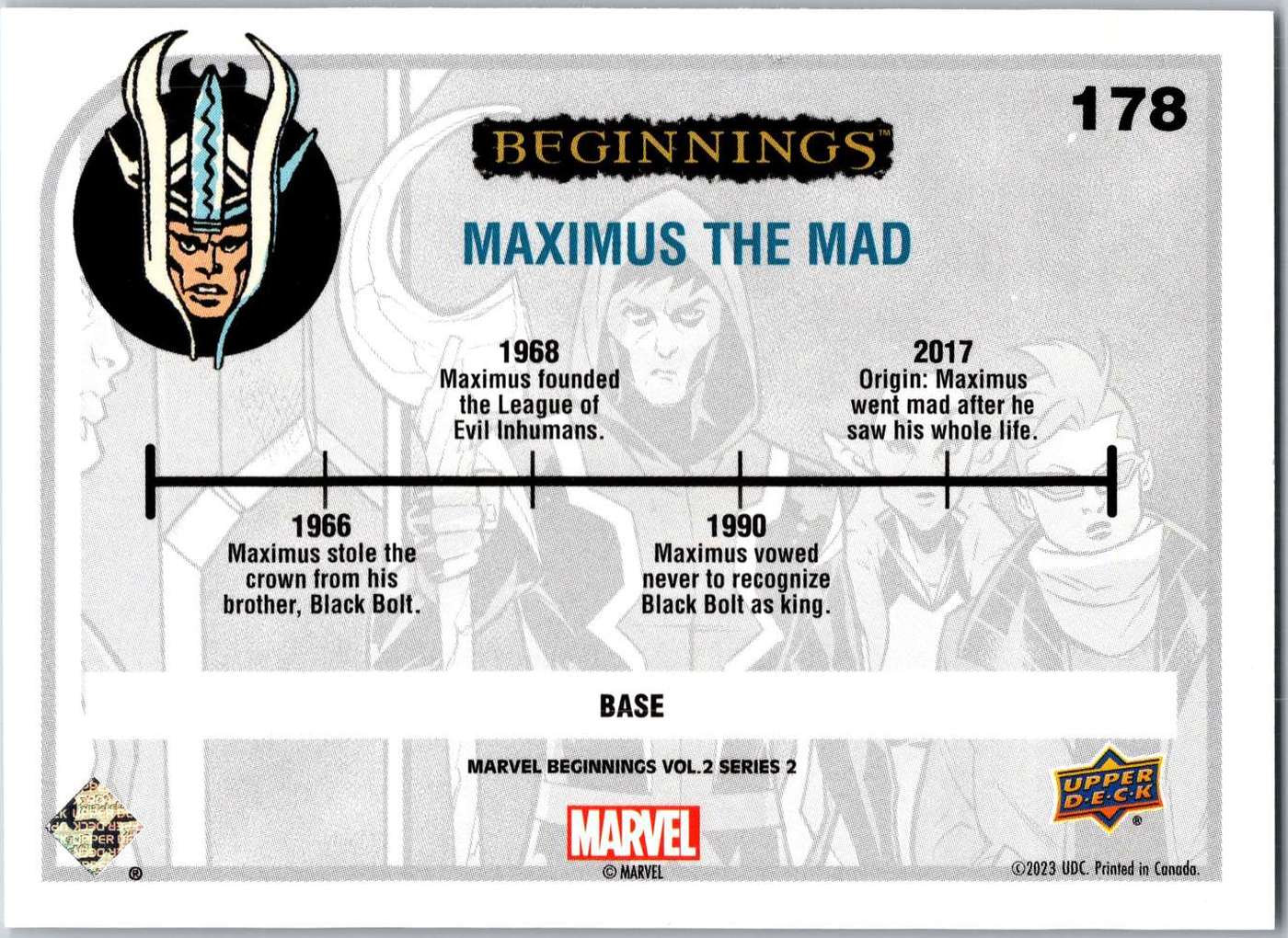 Maximus the Mad back card image