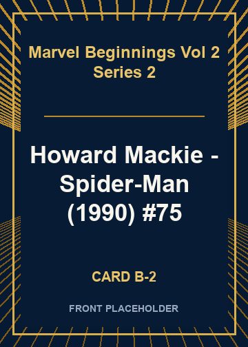 Howard Mackie - Spider-Man (1990) #75 card thumbnail