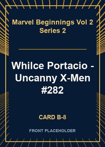 Whilce Portacio - Uncanny X-Men #282 card thumbnail