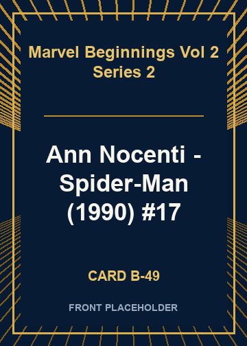 Ann Nocenti - Spider-Man (1990) #17 card thumbnail