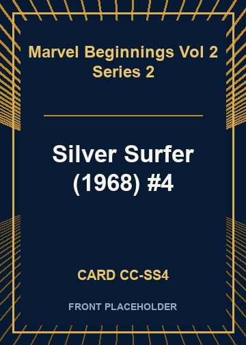 Silver Surfer (1968) #4 card thumbnail
