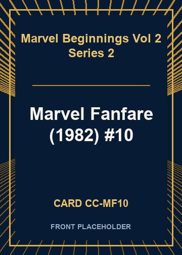 Marvel Fanfare (1982) #10 card thumbnail