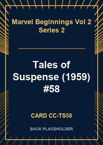 Tales of Suspense (1959) #58 back card image