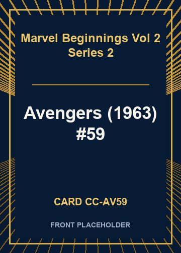 Avengers (1963) #59 card thumbnail