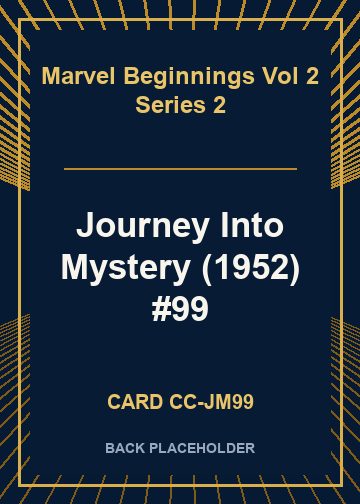 Journey Into Mystery (1952) #99 back card image