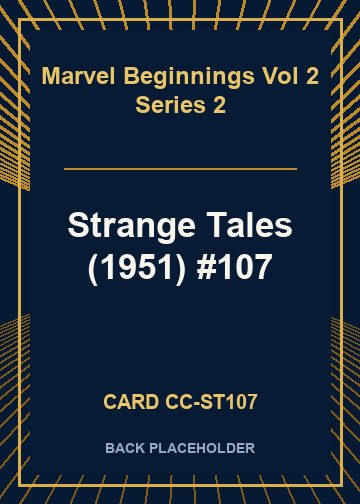 Strange Tales (1951) #107 back card image