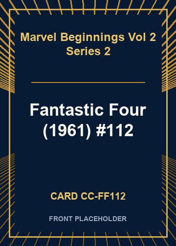 Fantastic Four (1961) #112 card thumbnail