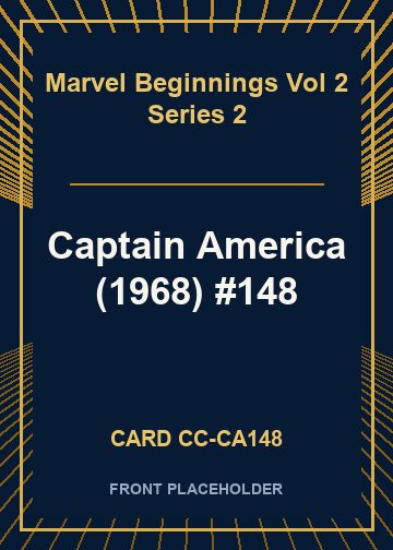 Captain America (1968) #148 card thumbnail