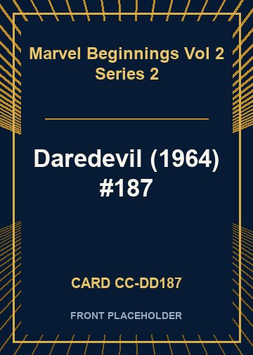 Daredevil (1964) #187 card thumbnail
